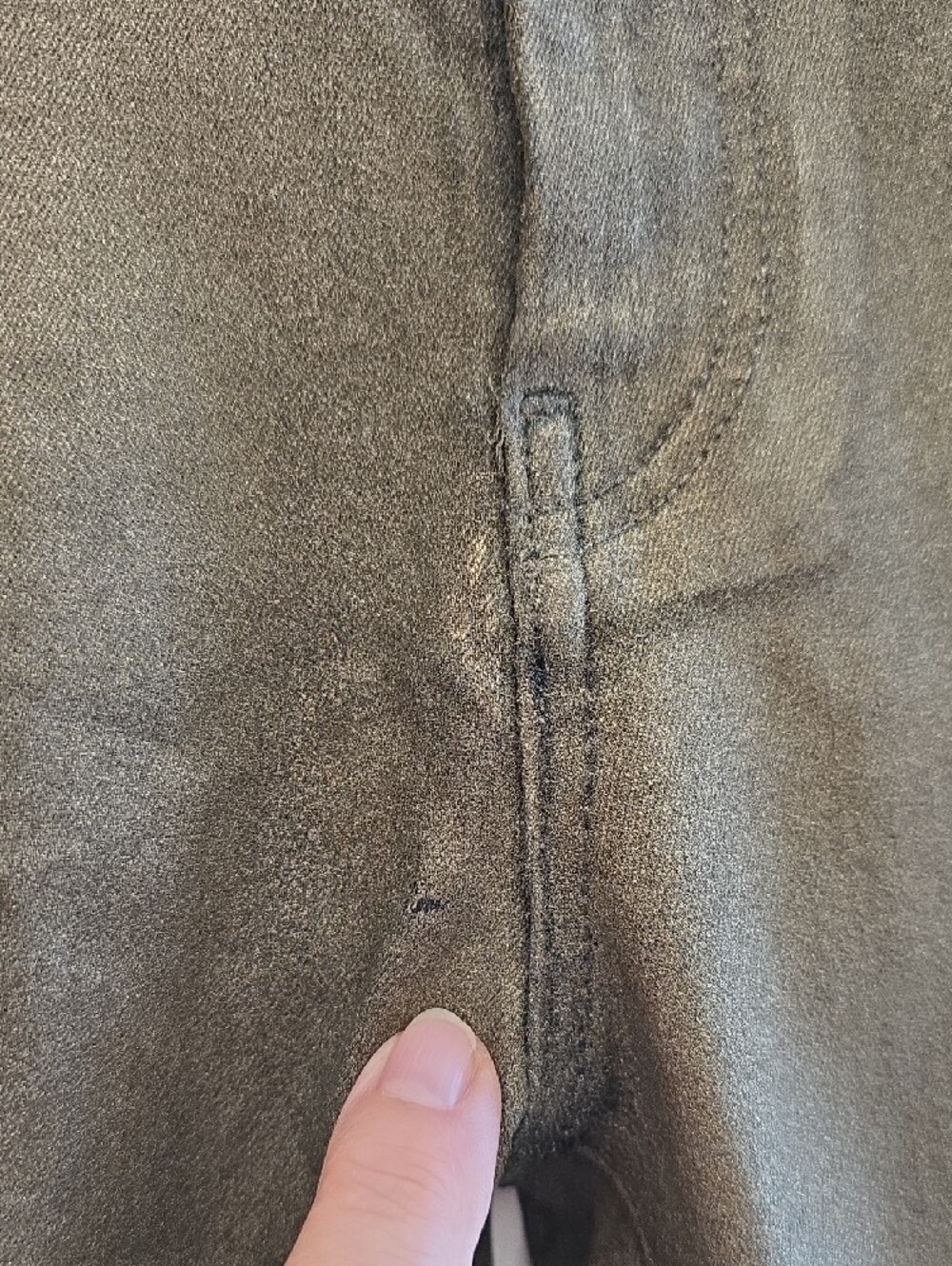 NEW $298 FRANK & EILEEN SLIGO SKINNY JEANS IN BROWN GOLD GLITTER WAX SIZE 27 - Picture 5 of 10